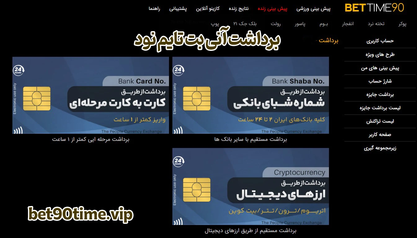 برداشت آنی بت تایم نود